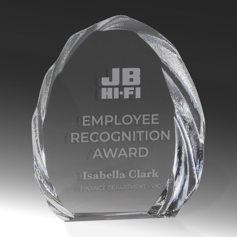 Crystal Mountain Smooth Peak Crystal Award 105mm