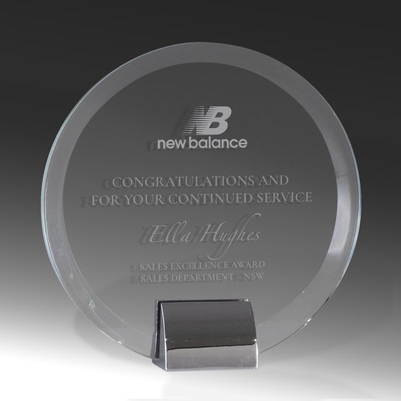 Round Glass Award 140mm