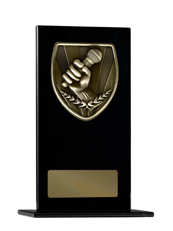 Debate/Public Speaking Glass Trophy 160mm