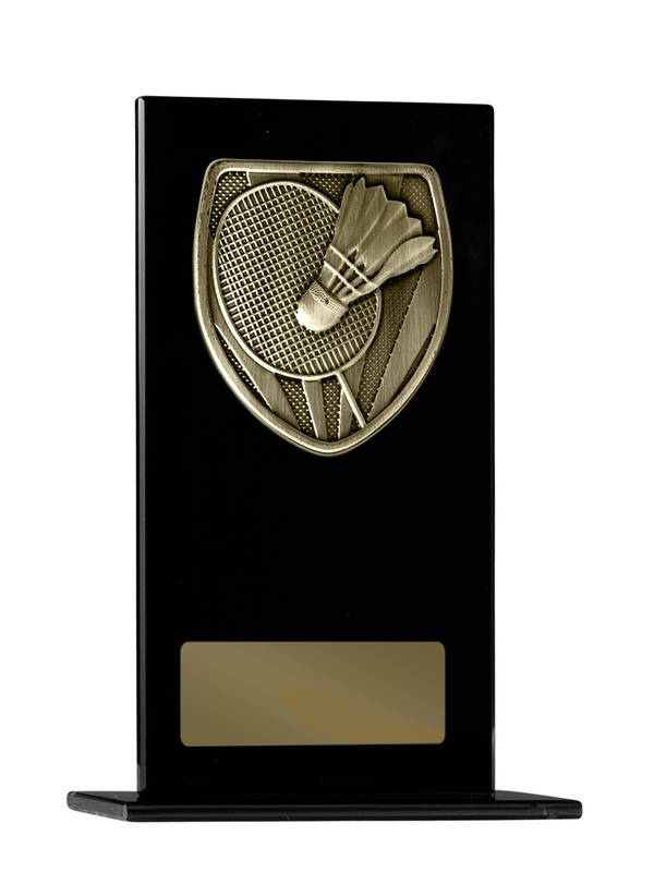 Badminton Glass Trophy 160mm