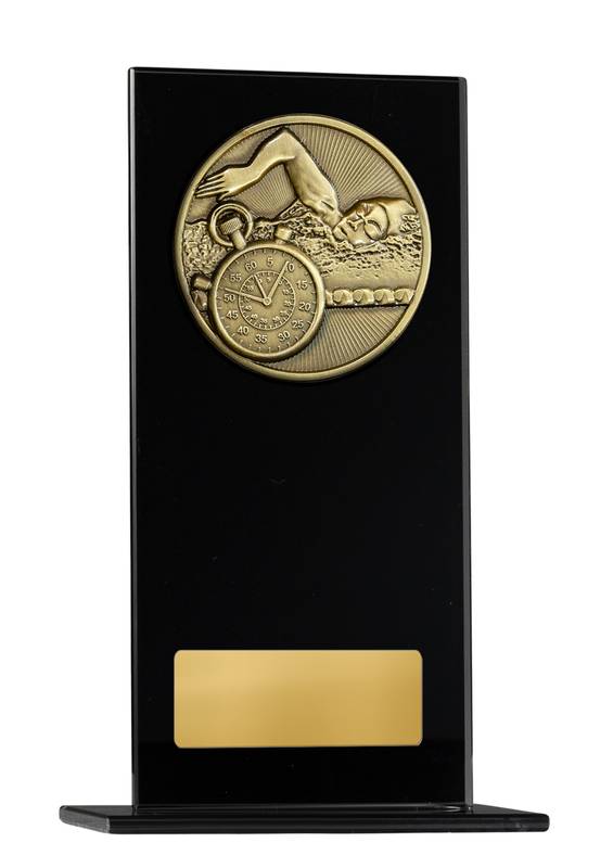 Swimming Glass Trophy 160mm