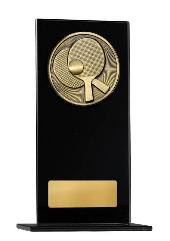 Table Tennis Glass Trophy 160mm