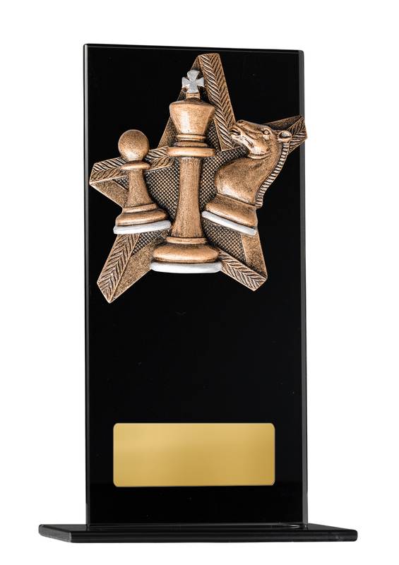 Chess Glass Trophy 160mm