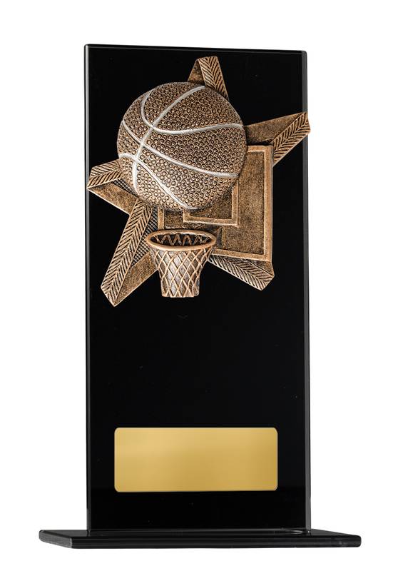 Basketball Glass Trophy 160mm