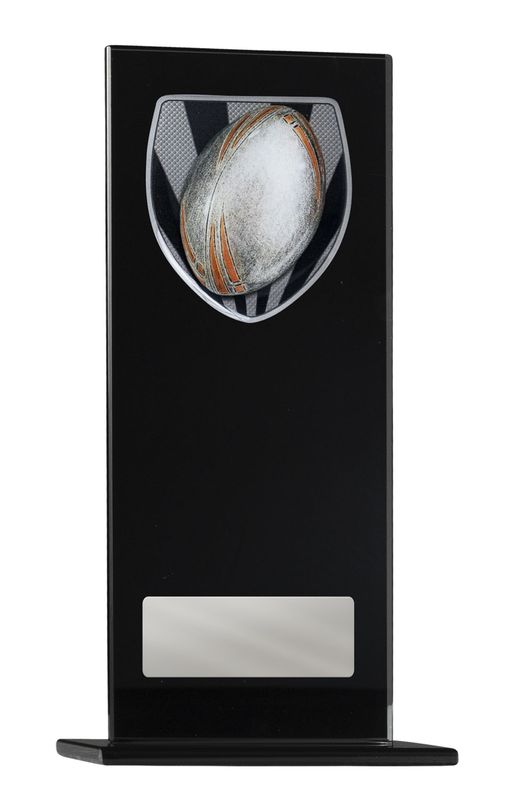 Rugby Glass Trophy 180mm