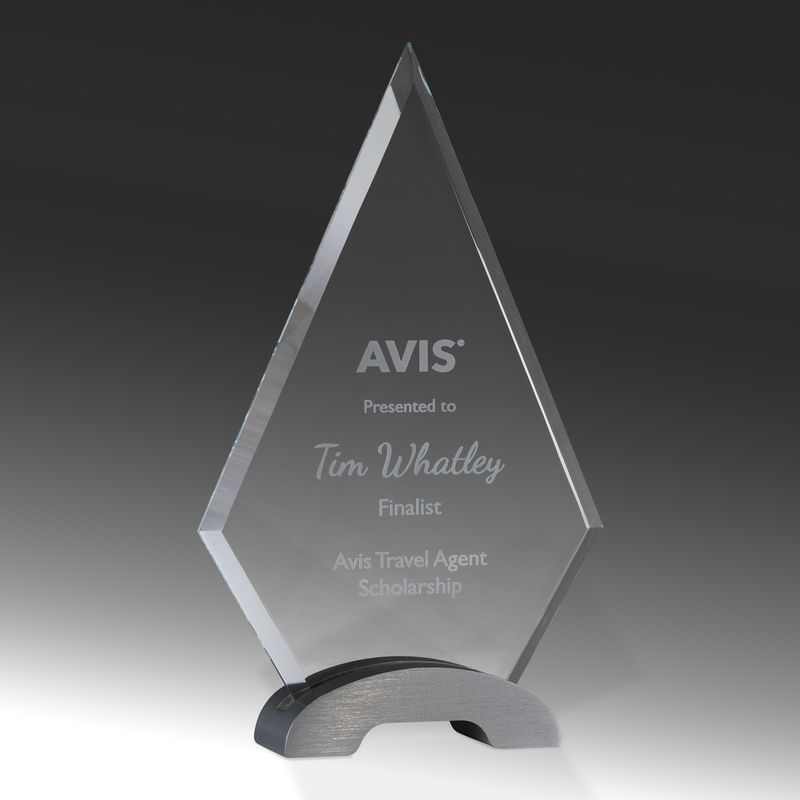 Arrowhead Glass Award 192mm