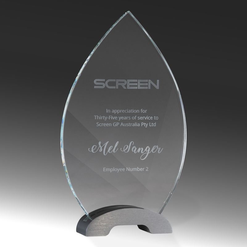 Flame Glass Award 192mm
