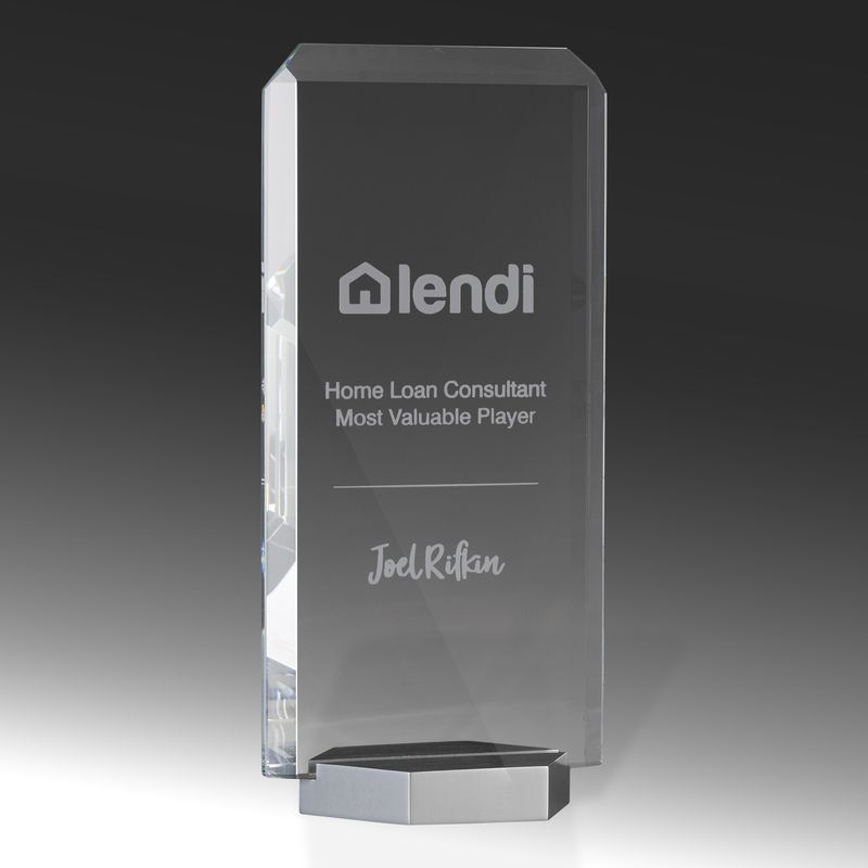 Rectangle Glass Award 170mm