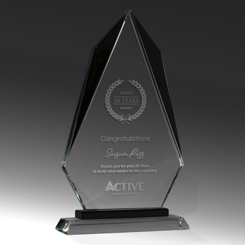 Arrowhead Glass Award 215mm