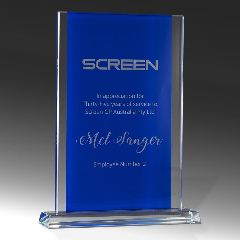 Rectangle Glass Award 205mm