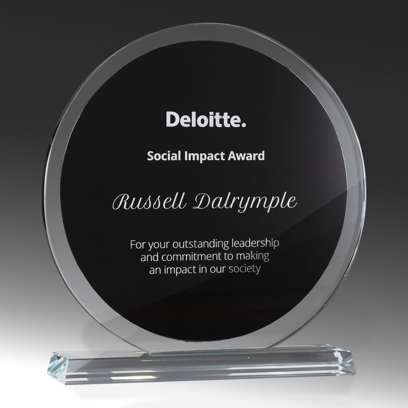 Circle Glass Award 190mm