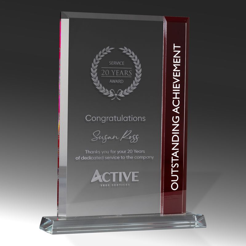 Rectangle Glass Award 240mm