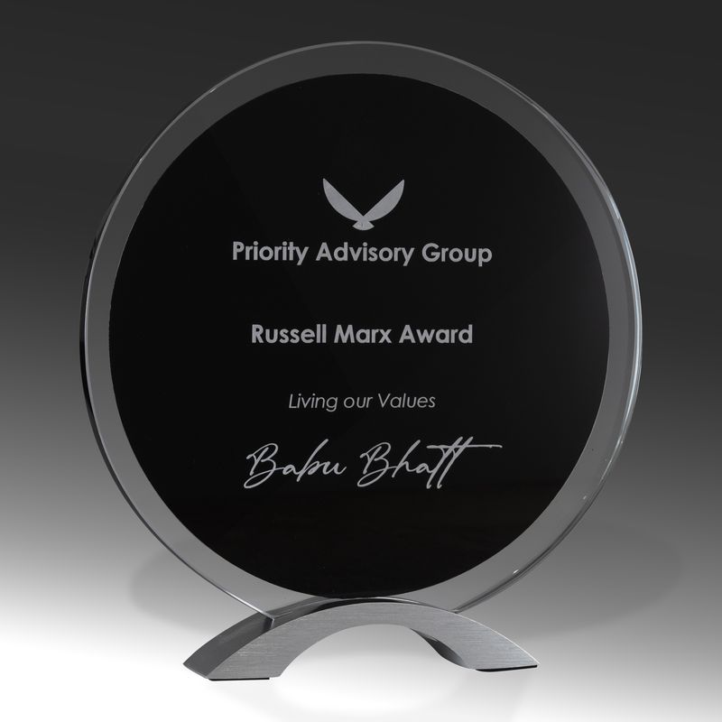 Round Glass Award 215mm