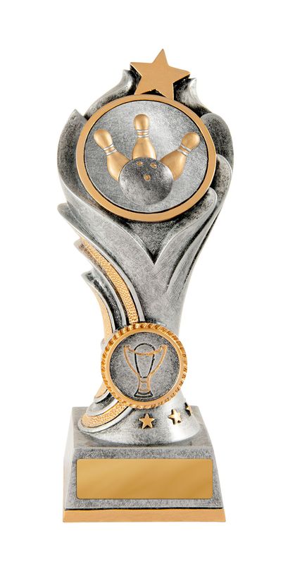 Ten Pin Bowling Trophy 200mm