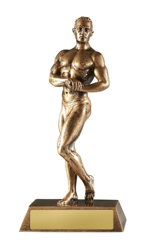 Bodybuilding Male Body Building Trophy 205mm