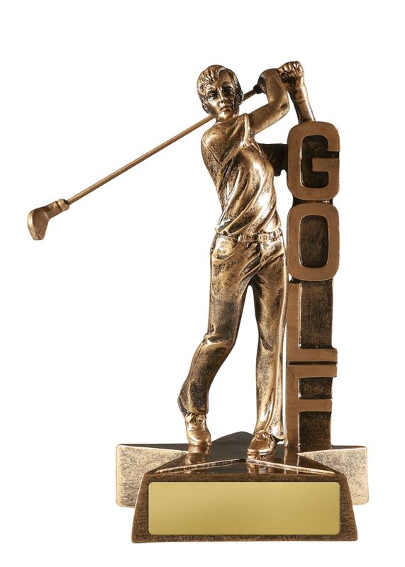 Golf Male Trophy 180mm