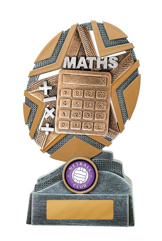 Maths Trophy 170mm