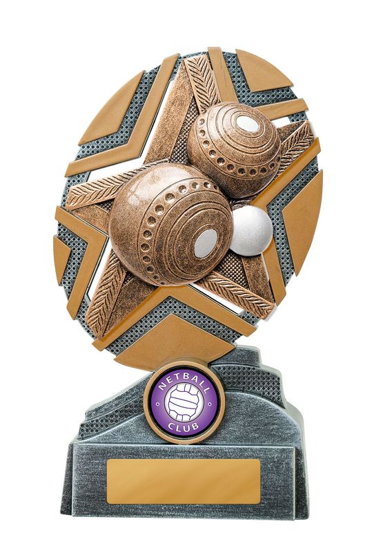 Lawn Bowls Trophy 170mm