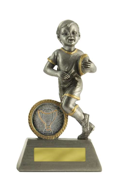 Little Champs Rugby Trophy 125mm