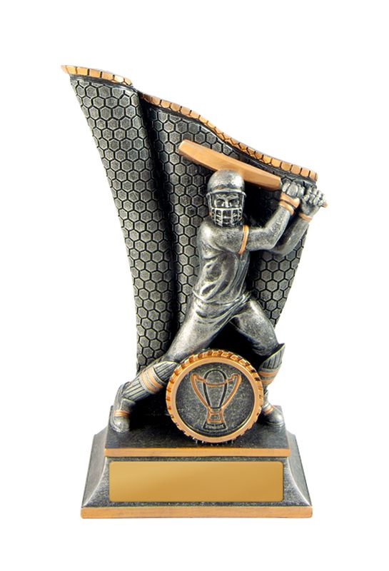 Batsman Male Cricket Trophy 150mm