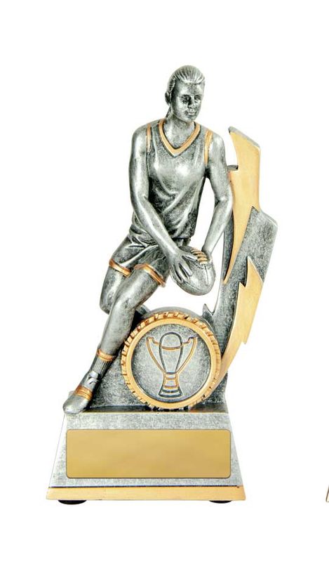 Female Aussie Rules Trophy 145mm