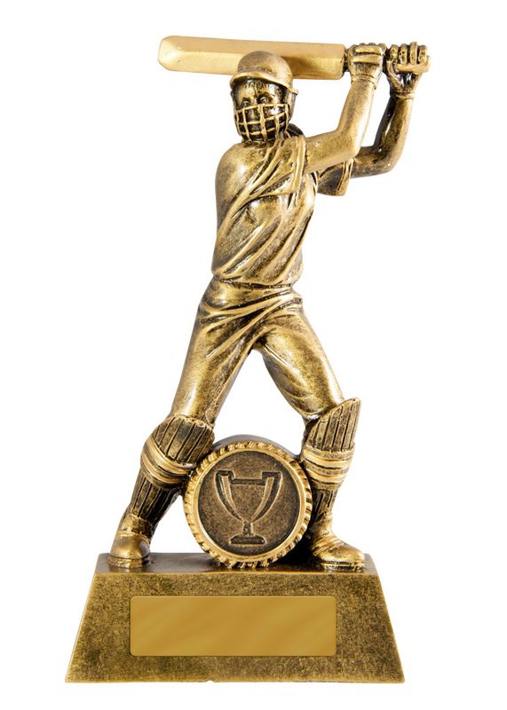 Batsman Female Cricket Trophy 160mm