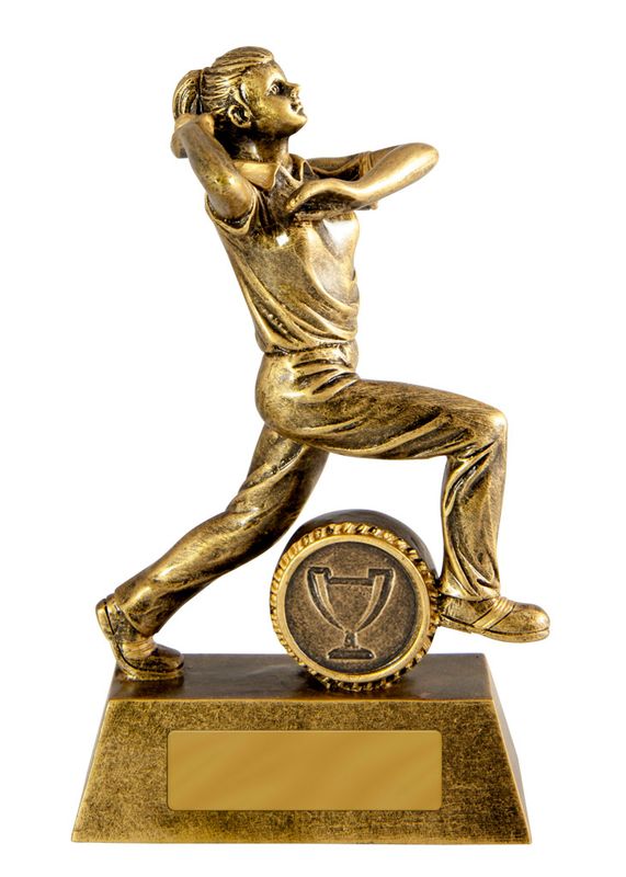 Batsman Female Cricket Trophy 160mm