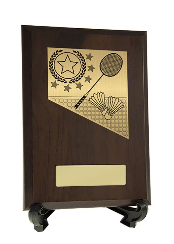Badminton Theme on Plaque 200mm