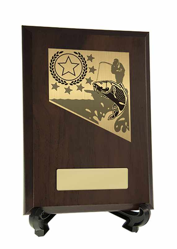 Plaque with Fishing Trim 200mm