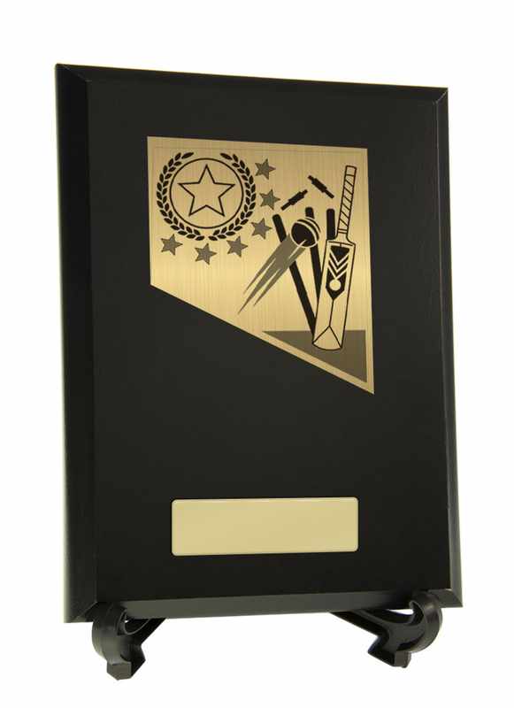 Cricket Theme on Plaque 200mm