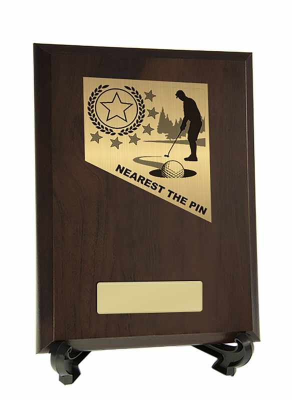 Plaque with Golf Trim 200mm