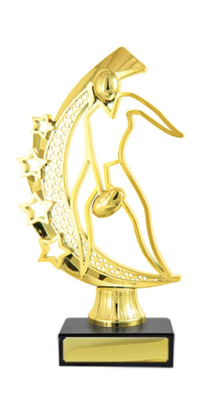 Female Aussie Rules on Base Trophy 170mm