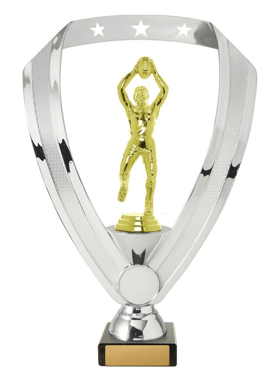 Female Aussie Rules on Base Trophy 240mm