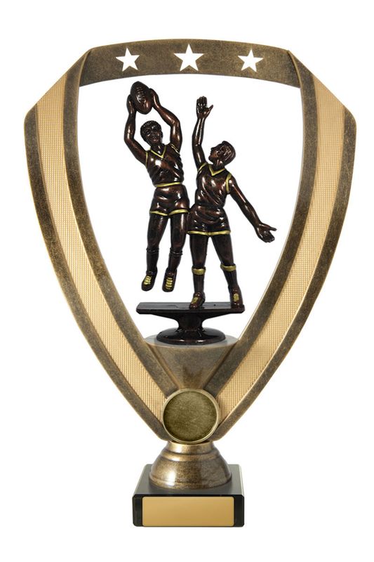 Male Aussie Rules on Base Trophy 240mm