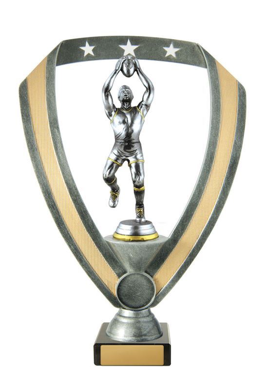 Male Aussie Rules on Base Trophy 240mm