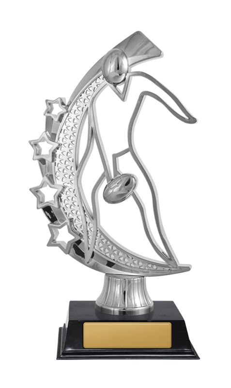 Female Aussie Rules on Base Trophy 170mm