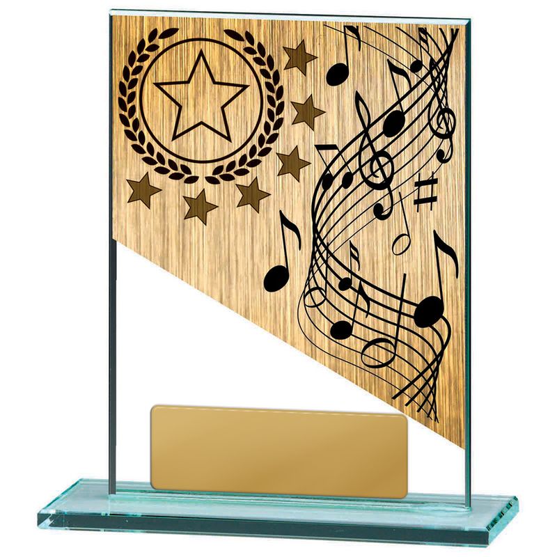 Academic/School/Education Glass Trophy 150mm