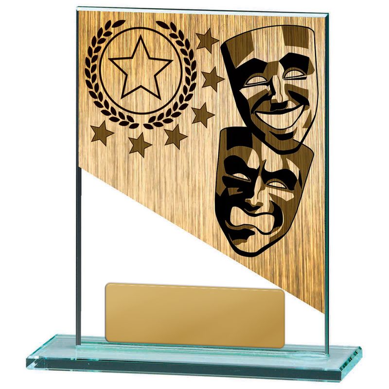 Academic/School/Education Glass Trophy 150mm