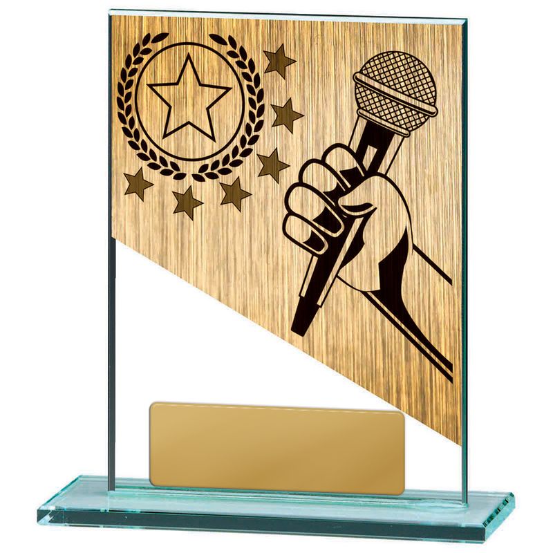 Academic/School/Education Glass Trophy 150mm