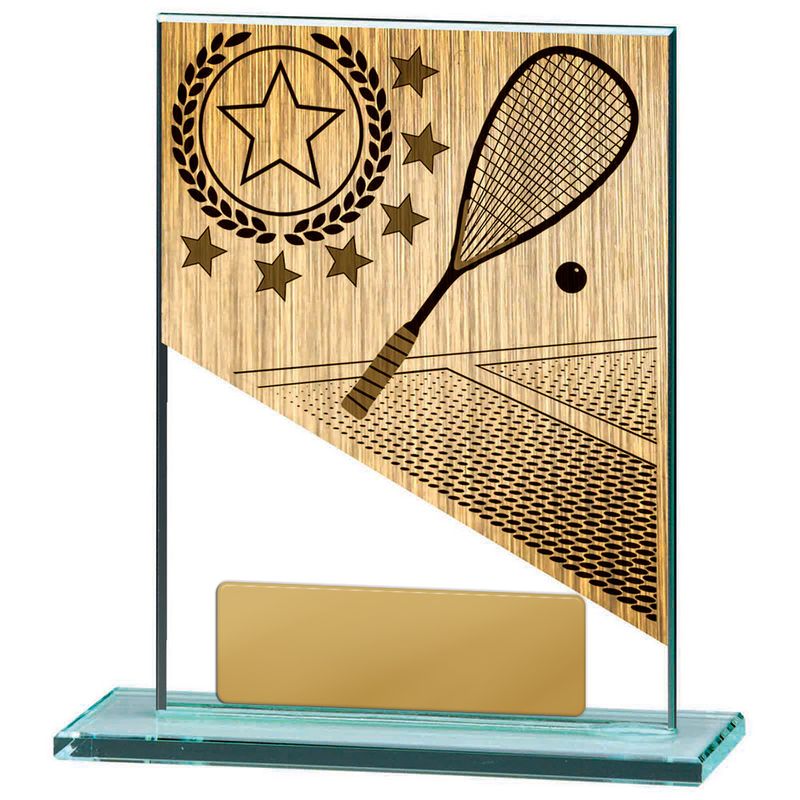 Squash Glass Trophy 130mm
