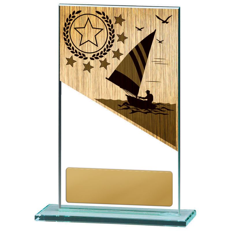 Sailing Glass Trophy 130mm