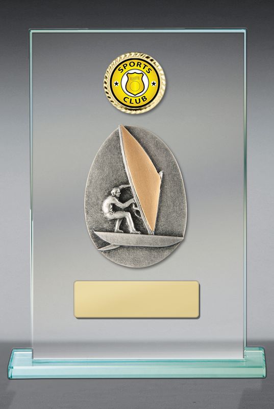 Windsurfing Glass Trophy 150mm