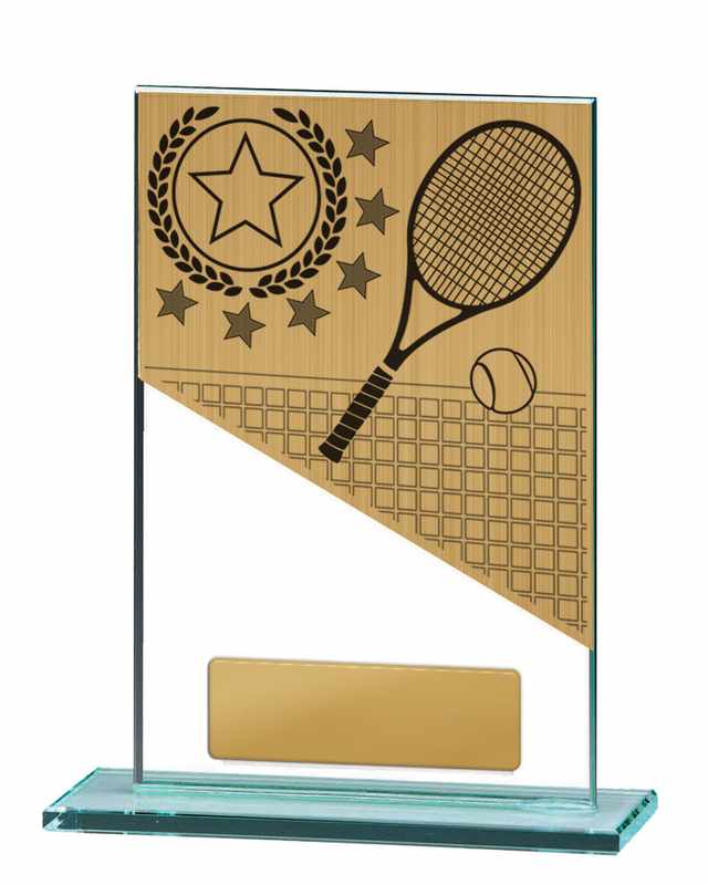 Tennis Glass Trophy 150mm