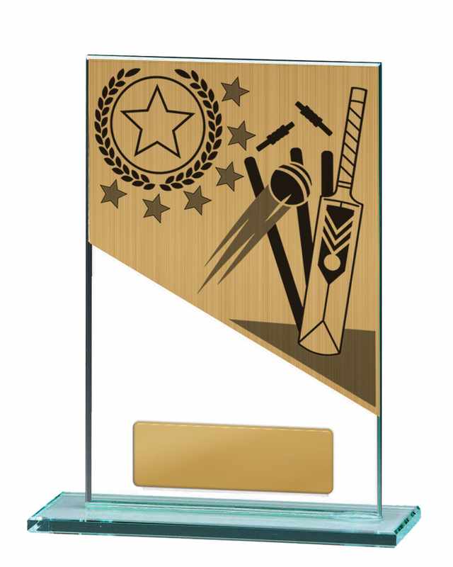 Cricket Glass Trophy 150mm