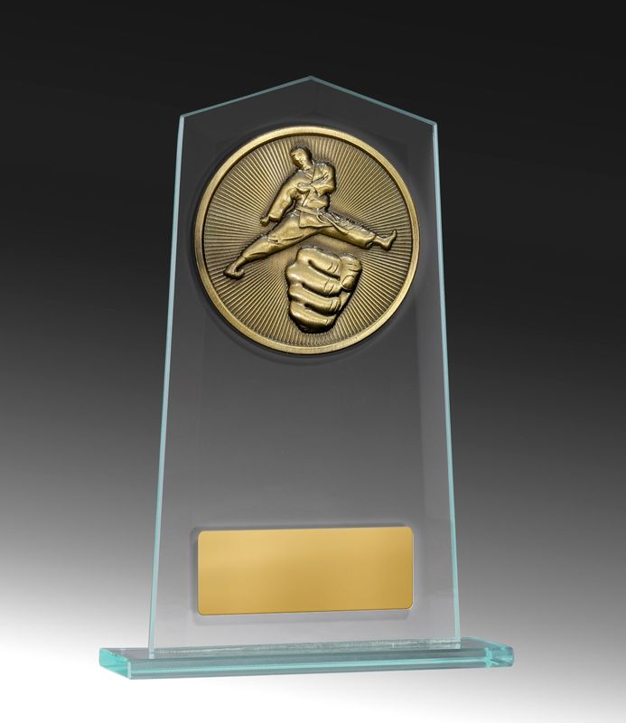 Golf Glass Trophy 210mm
