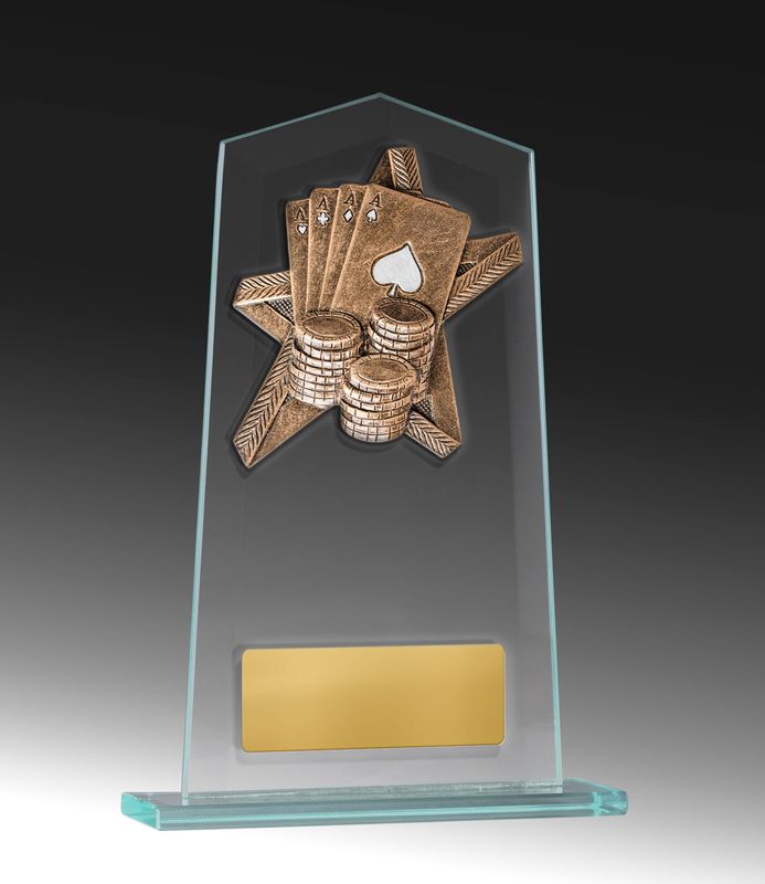 Water Polo Glass Trophy 190mm