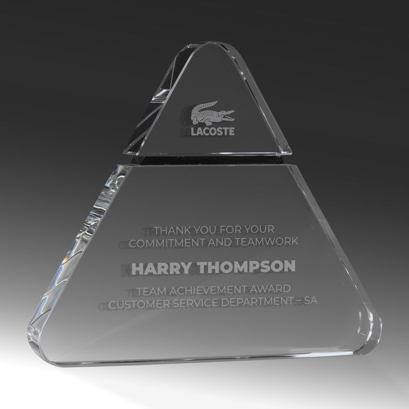 Triangle Crystal Award 120mm
