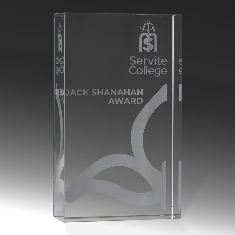 Crystal Block Crystal Award 120mm