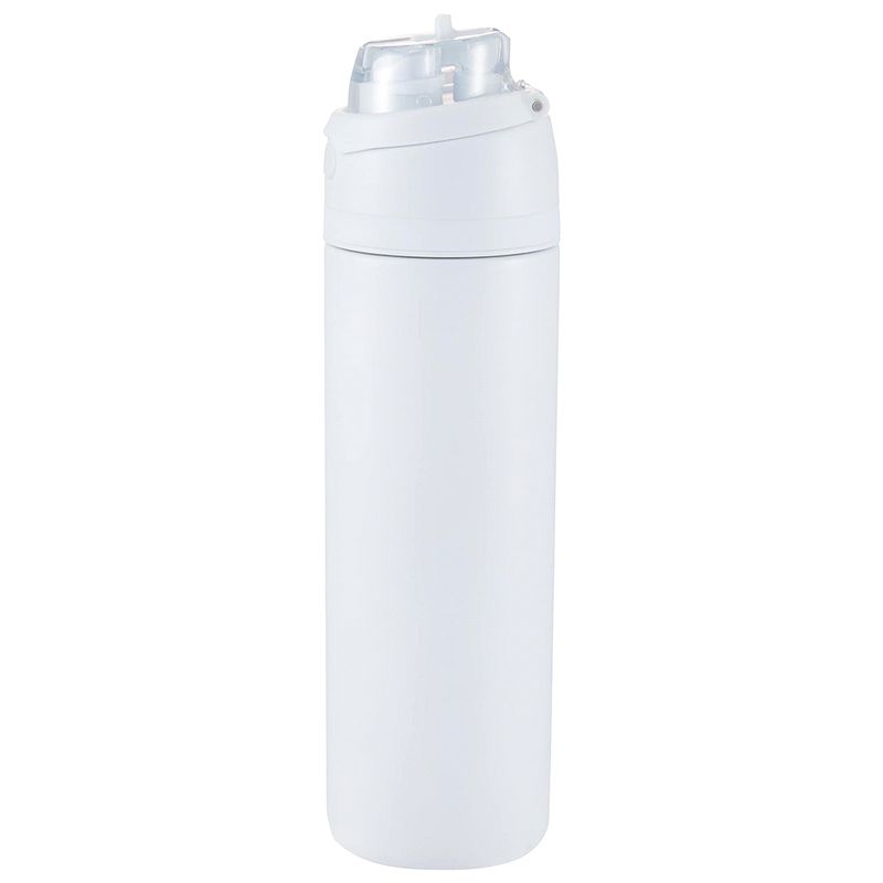 Stainless Steel Flip Straw Bottle 900ml