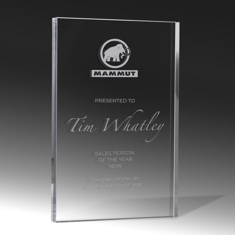 Rectangle Acrylic Award 150mm